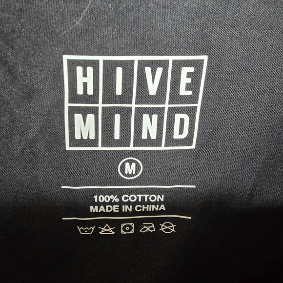 HiveMind Men's Medium Black Graphic T Shirt Duck Graphic Print Tee - Picture 2 of 8
